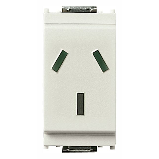 Vimar Idea SICURY Argentinian Socket Outlet, 2P+E, 10A, 250V, IP20