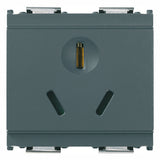 Vimar Idea SICURY Chinese Standard Socket Outlet, 2P+E, 16A 250V, 2 Modules, IP20