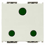 Vimar Idea 2P+E British Standard SICURY Socket Outlet, 16A 250V, 2 Modules, IP20
