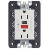 Vimar Idea USA GFCI Duplex Socket Outlet, 15A 125V, IP20