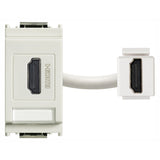 Vimar Idea HDMI 2.1b Socket Outlet, 1-Module, Keystone Fixing, Flush Mount, IP20
