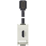 Vimar Idea HDMI 2.1b Socket Outlet, 1-Module, Keystone Fixing, Flush Mount, IP20