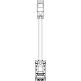 Vimar Idea HDMI 2.1b Socket Outlet, 1-Module, Keystone Fixing, Flush Mount, IP20