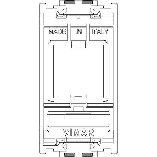 Vimar Idea MINI-COM Panduit Module Adapter, 25 x 50 x 21 mm