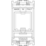 Vimar Idea MINI-COM Panduit Module Adapter, 25 x 50 x 21 mm
