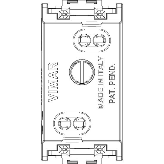 Vimar Idea Bell, 230V 50-60Hz, 8 VA, IP30, Flush-Mounted, 1 Module