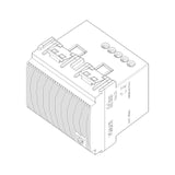Vimar Idea 3-Sound-Sequence Electronic Chime, Adjustable Volume, 12V AC 50-60Hz, 12V DC SELV, 2-Module, Flush Mount, IP30, 70 dB