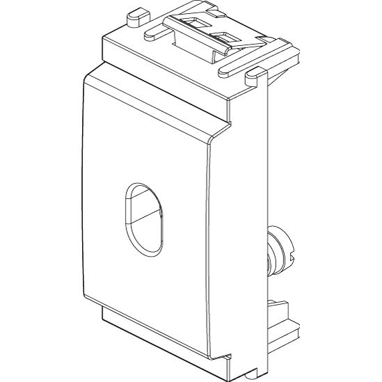 Vimar Idea Cable Outlet, Cord-Grip, 1 Module