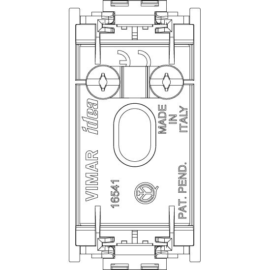 Vimar Idea Cable Outlet, Cord-Grip, 1 Module
