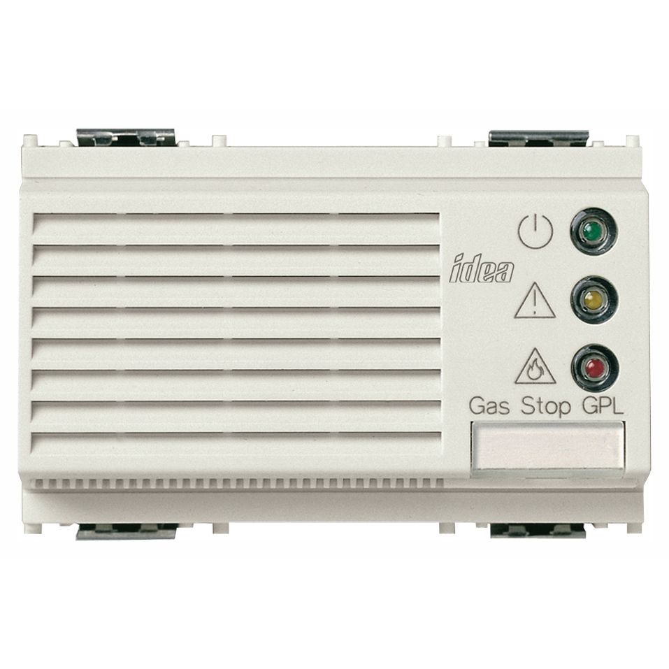 Vimar Idea LPG Gas Detector, 230V, Solenoid Valve Control, 3 Modules