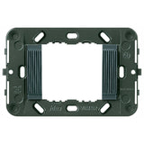 Vimar Idea 2-Module Mounting Frame, For 3-Module Boxes, 60 mm Fixing Centres, Without Screws