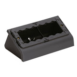 Vimar Idea 6-Module Table Mounting Box, For Classica Cover Plates, Cord-Grip, IP20, Plastic, 121.6 x 110.8 x 77.4 mm