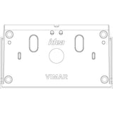 Vimar Idea 6-Module Table Mounting Box, For Classica Cover Plates, Cord-Grip, IP20, Plastic, 121.6 x 110.8 x 77.4 mm