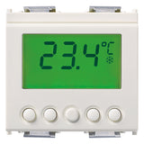 Vimar Idea By-me Plus Thermostat with Display, 2 Modules, 29V, TP Bus