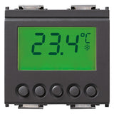 Vimar Idea By-me Plus Thermostat with Display, 2 Modules, 29V, TP Bus