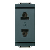 Vimar - Idea 17044 USA+EU Socket Outlet - 2P 15 A 250 V, IP20, Plastic
