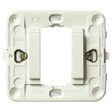 Vimar Idea 1-Module Mounting Frame, Smooth Front, Claws, 60 mm Round Box