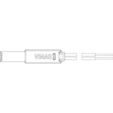 Vimar LED Signalling Unit, For Axial Switches, 12-24V AC/DC, 0.1W