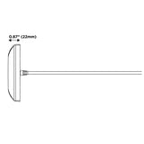 Ocean LED - Replacement Bezel - Plastic Black Bezel (PLS-000017)
