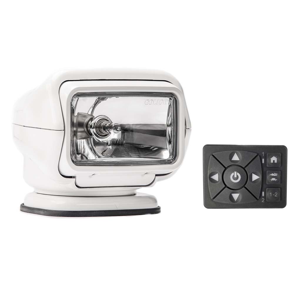 Golight - Stryker ST Series Spreader Light - Permanent Mount, 12V, With Hard Wired Dash Mount Remote