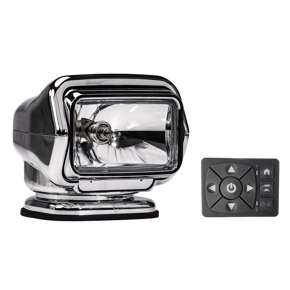 Golight - Stryker ST Series Spreader Light - Permanent Mount, 12V, With Hard Wired Dash Mount Remote