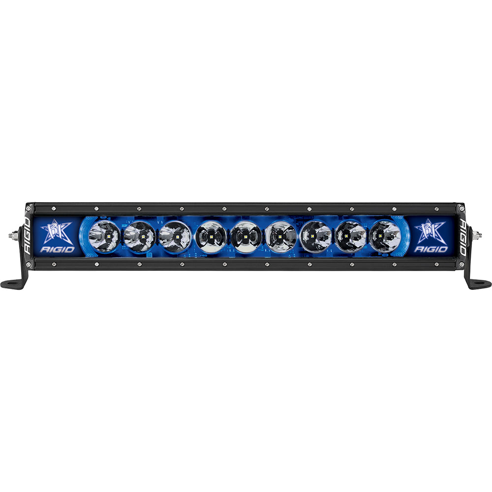 RIGID Industries - Radiance+ 20" Light Bar - Blue Backlight, Black Housing