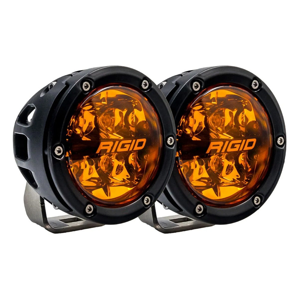 RIGID Industries - 360 Series Pro Lens - Amber, 9-36V, IP68, 50,000h, 28W