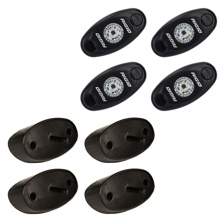 RIGID Industries - A-Series Kit - 50000h, Aluminum Housing, 10-28V, IP69K, Polycarbonate Lens