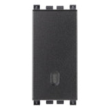 Vimar Arké 2-Way Rocker Switch, 1P, 16AX, 250V, IP40, Lightable, Replaceable Button