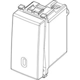 Vimar Arké 1-Way Switch, 1P 16AX 250V, Lightable, Replaceable Button