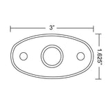 RIGID Industries - A-Series Low Power - Aluminum Housing, Polycarbonate Lens, 50,000h, 4W, 0.3A