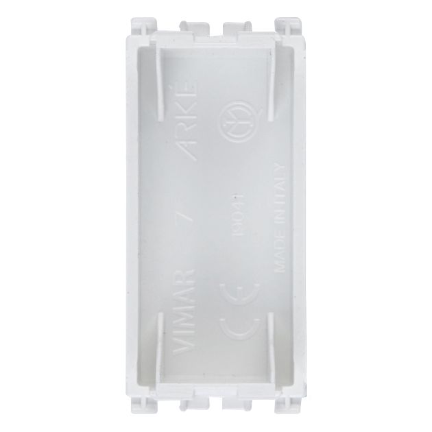 Vimar Arké Blank Module, 1 Module, Flush Mount, Plastic