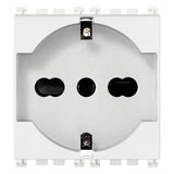 Vimar Arké SICURY Universal Socket Outlet, Italian Standard P40, 2P+E, 16A 250V