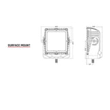 RIGID Industries - Q-Series Pro Lens - Amber, 9-36V, IP68, 123W, 8.8A