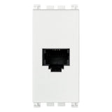 Vimar Arké RJ11 Phone Jack, 6-Position 4-Conductor, Screw Terminals, IP20