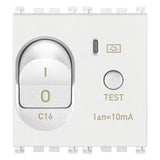 Vimar Arké RCBO, 1P+N, 120-230V, 50/60 Hz, 2 Modules, IP40