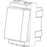 Vimar Idea 2-Way Rocker Switch, 1P 16AX, 250V, IP40