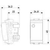 Vimar Idea 2-Way Rocker Switch, 1P 16AX, 250V, IP40