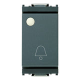 Vimar Idea Push Button Switch, 1P NO, 10A 250V, IP40, Flush Mount