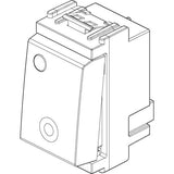 Vimar Idea Push Button Switch, 1P NO, 10A 250V, IP40, Flush Mount