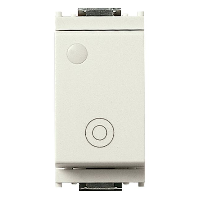 Vimar Idea Push Button Switch, 1P NO, 10A 250V, IP40, Flush Mount