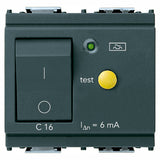 Vimar Idea RCBO Circuit Breaker, 1P+N, 120-230V, 50-60Hz, IP40, 2 Modules