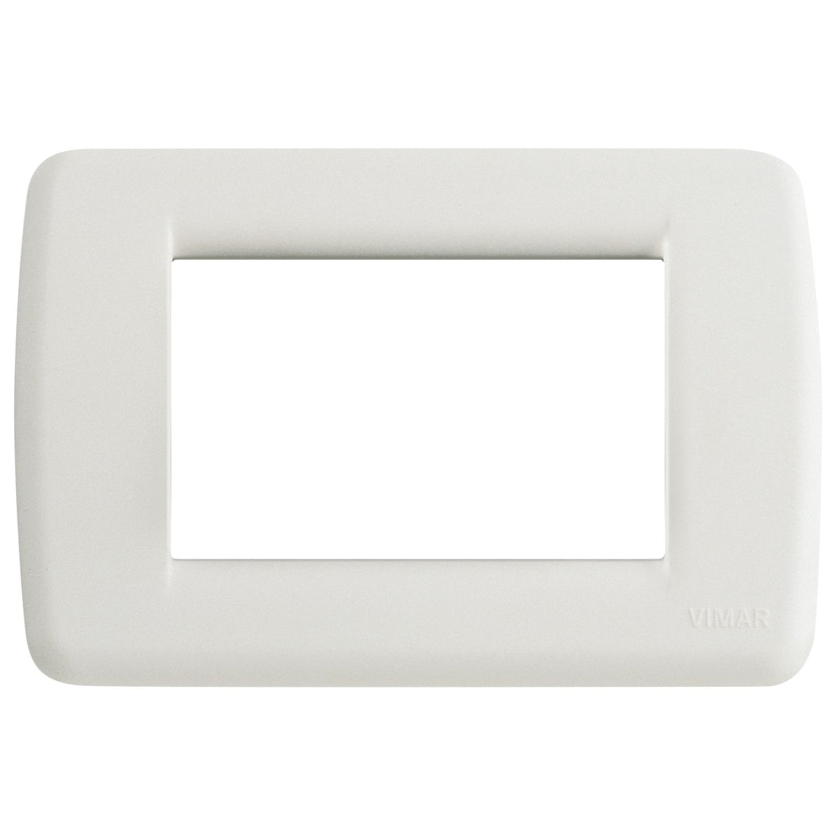 Vimar Idea Rondò Cover Plate, 3-Module, Clamp Mounting