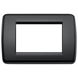 Vimar Idea Rondò Cover Plate, 3-Module, Clamp Mounting