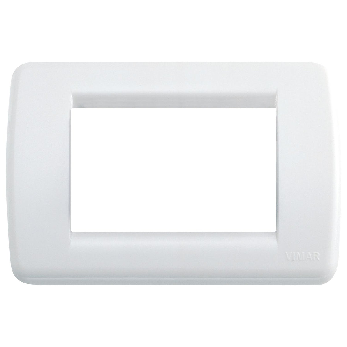 Vimar Idea Rondò Cover Plate, 3-Module, Clamp Mounting