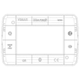 Vimar Idea Rondò Cover Plate, 3-Module, Clamp Mounting