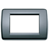 Vimar Idea Rondò Cover Plate, 3-Module, Clamp Mounting