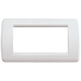 Vimar IDEA Rondò 4-Module Cover Plate, Clamp Mounting, Horizontal and Vertical Mounting