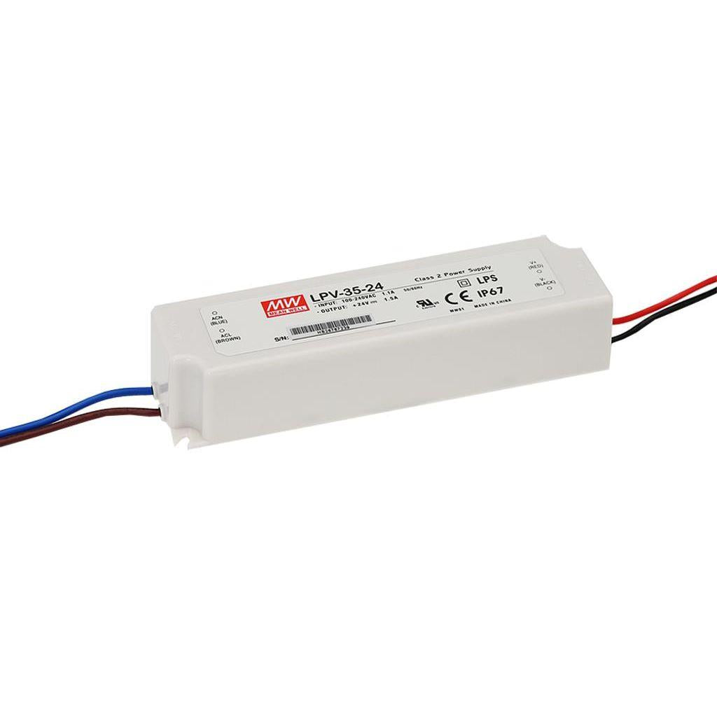 Mean Well - LED Driver - 12V, 3A, IP67, 35W