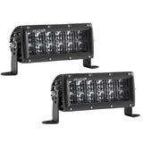 RIGID Industries - SAE Compliant E-Series 6" Light Bar - Pair - Black